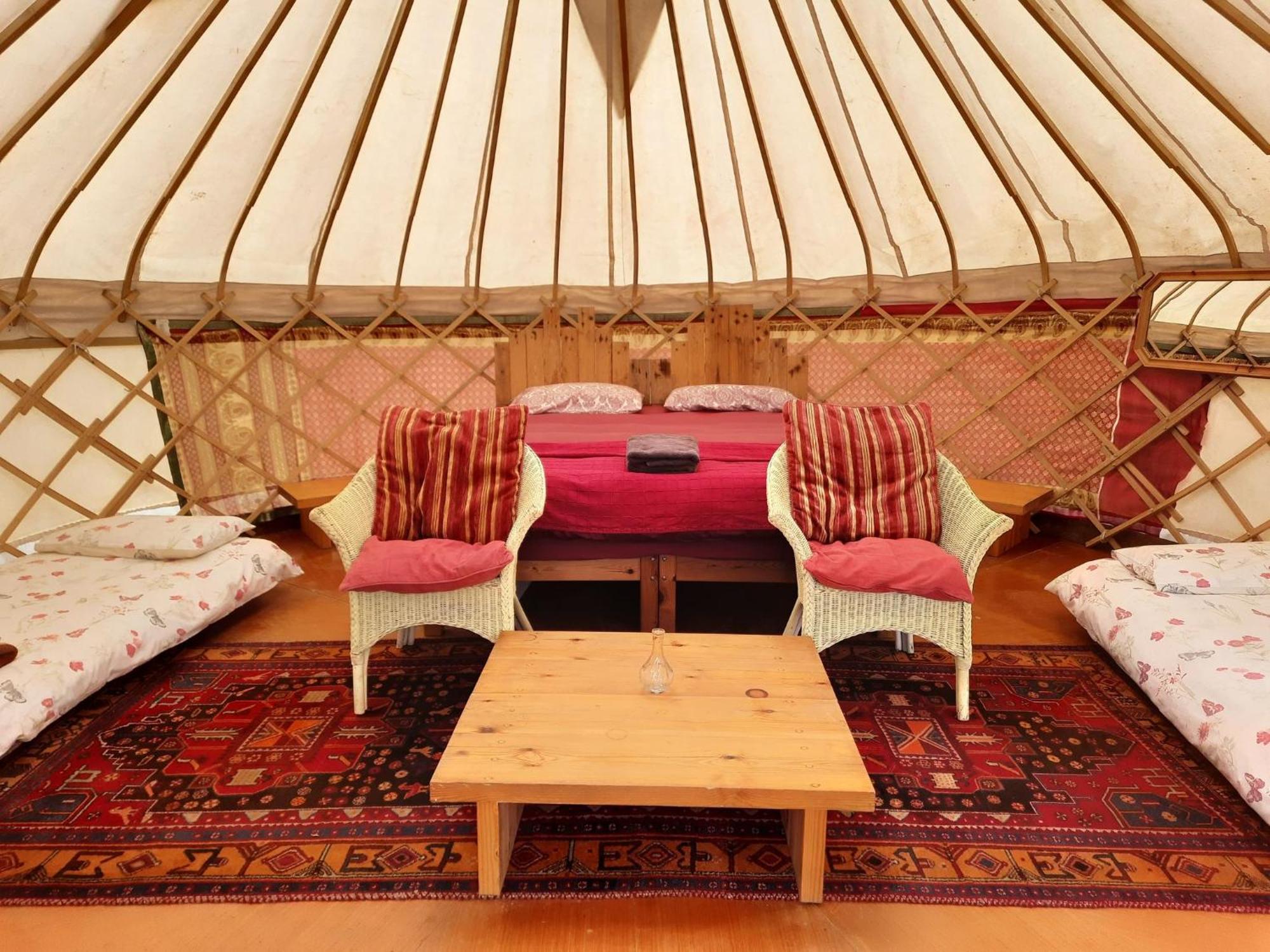 Ceridwen Glamping, Double Decker Bus And Yurts Hotel Llandysul Exterior foto